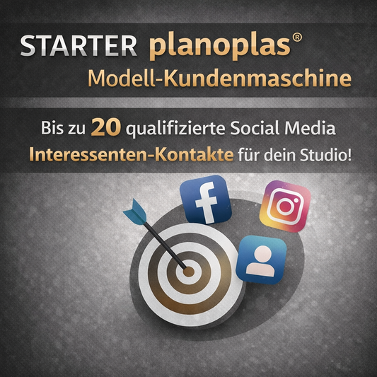 STARTER planoplas® Modell-Kundenmaschine - Qualifizierte Social Media Leads für Kosmetikstudios & Ästhetikpraxen